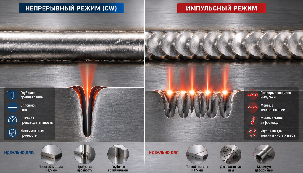 Какой режим выбрать?